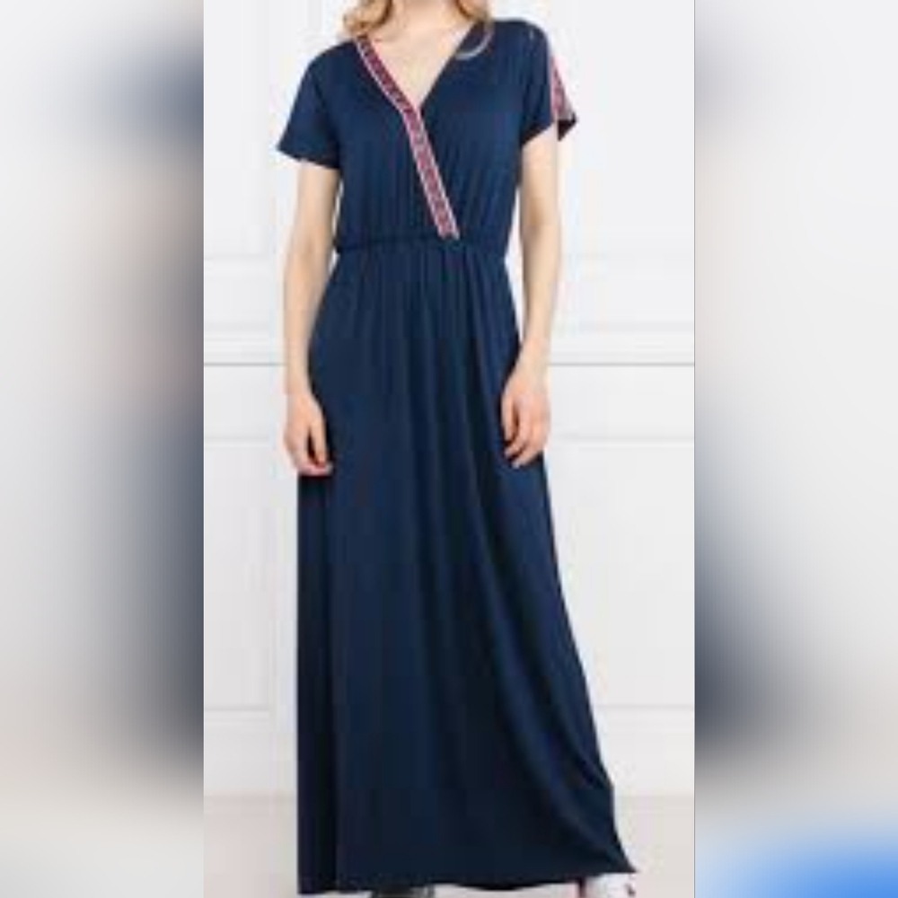 LIU JO Sport Dark Navy Blue Maxi Dress